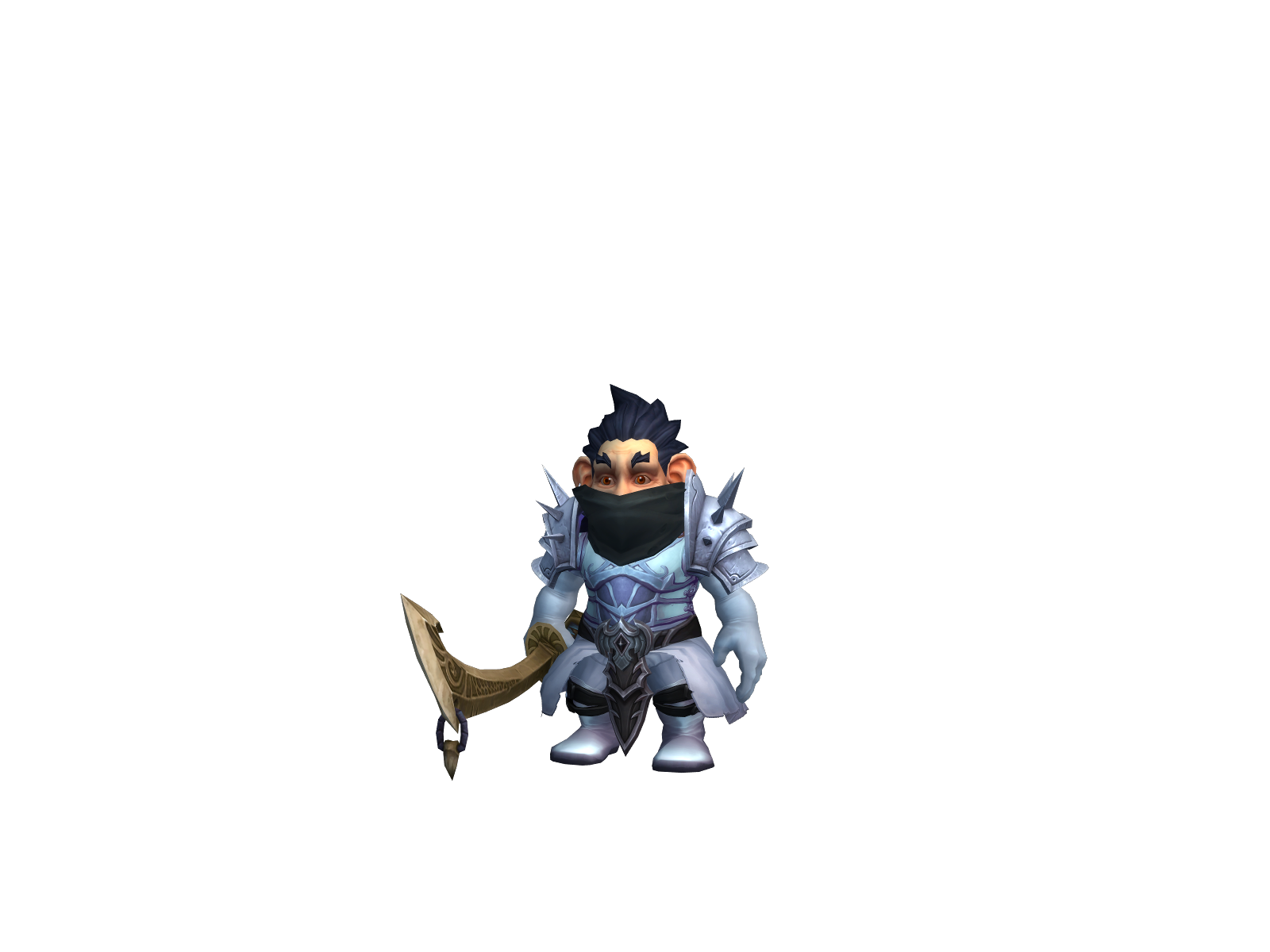 Kluddi 3D character render
