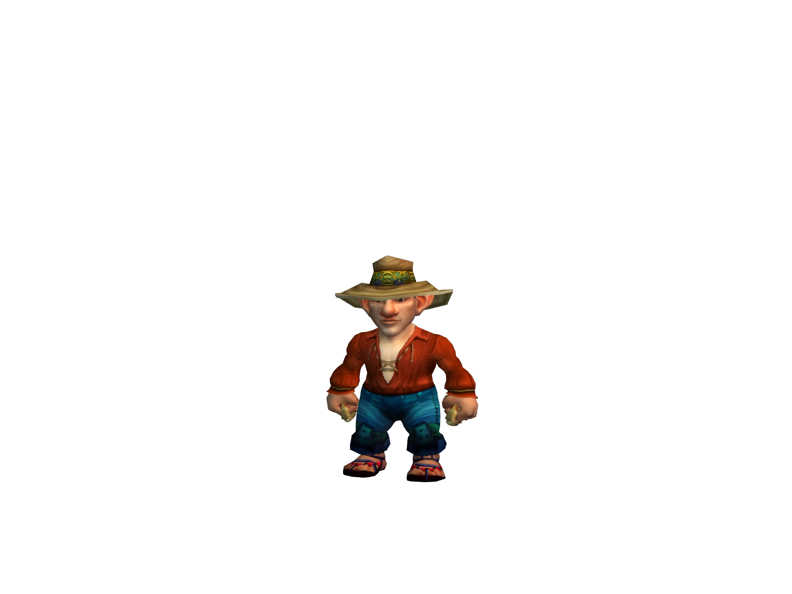 Gumgumpistol 3D character render