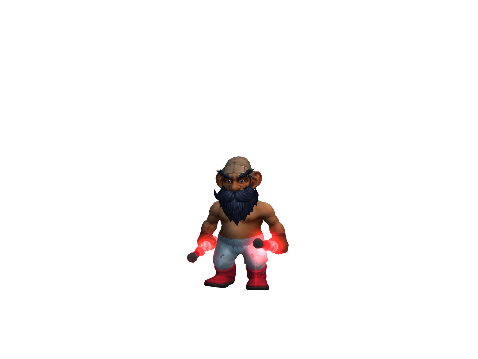 Colorblind 3D character render