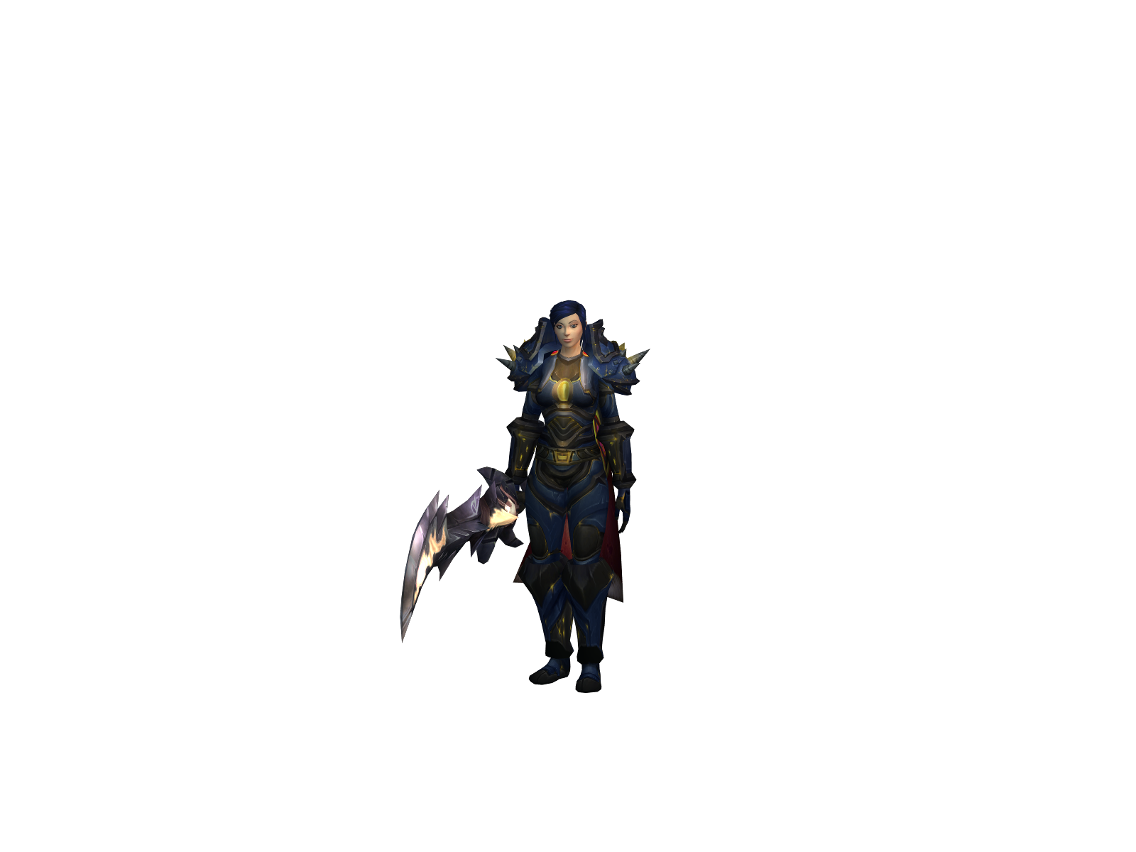 Gamerskekw 3D character render