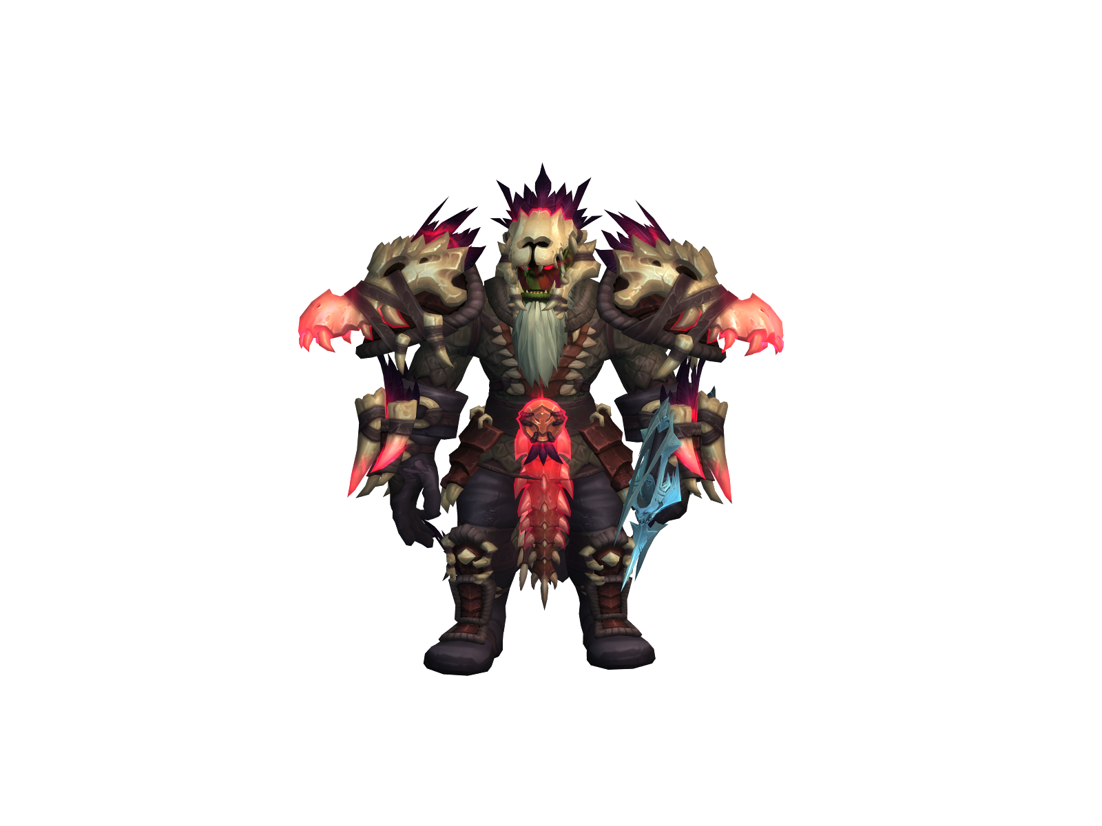 Huntcro 3D character render