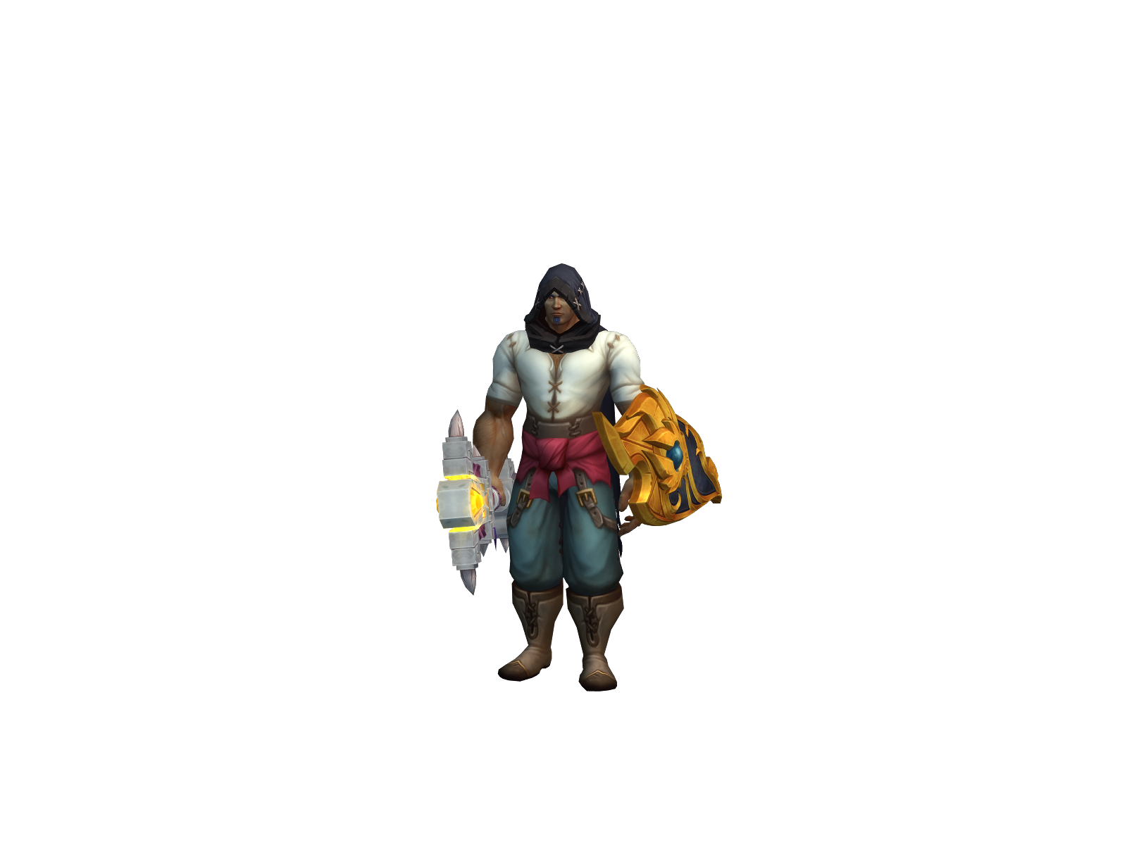 Bonearbiter 3D character render