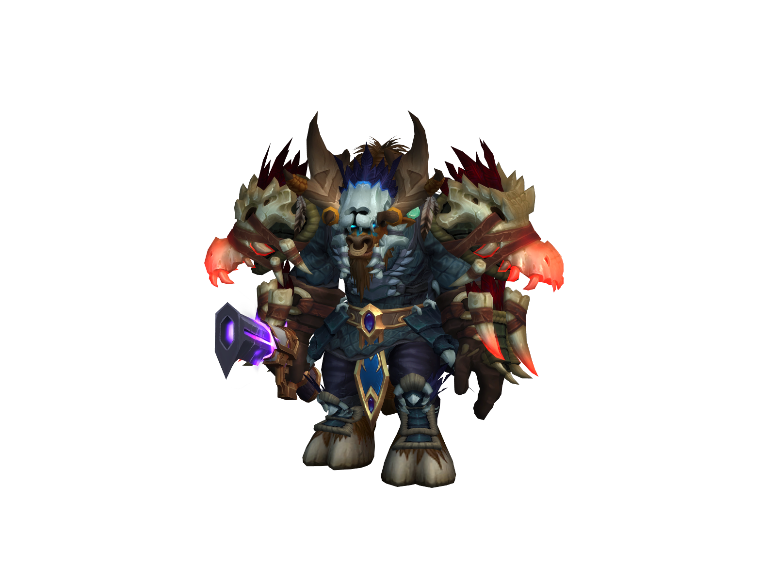 Brownhorn 3D character render