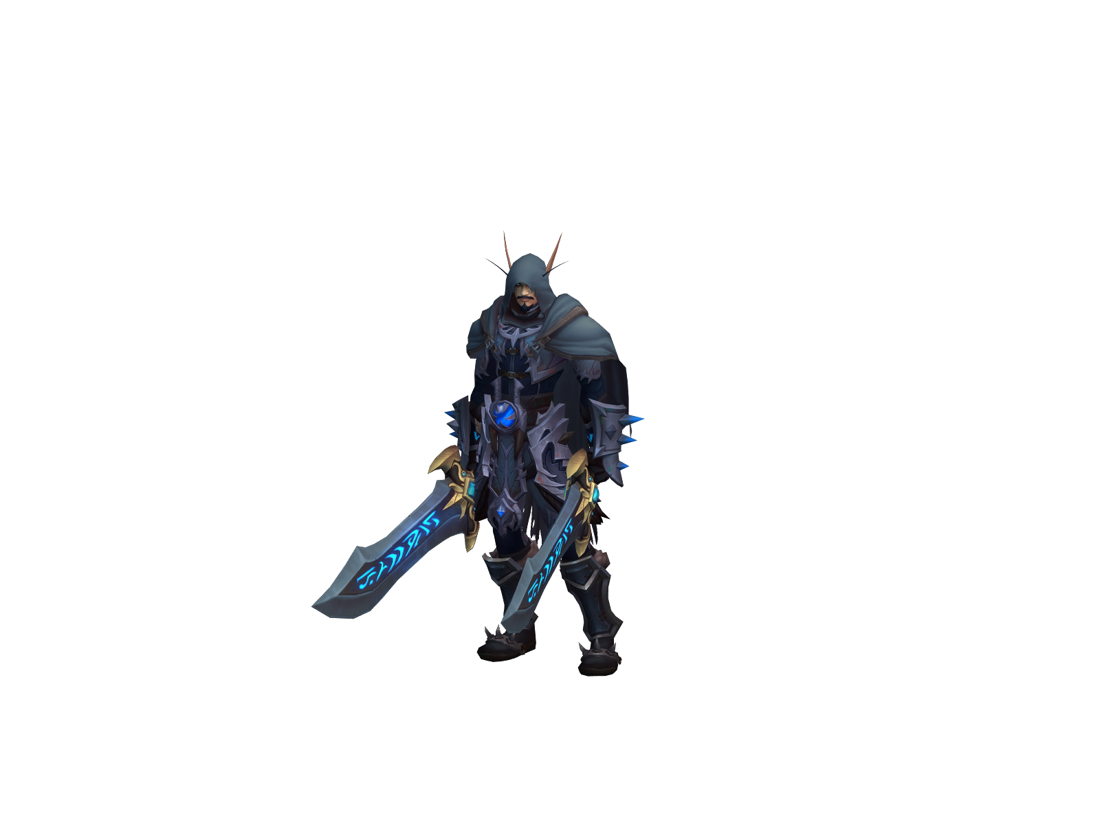 Burael 3D character render