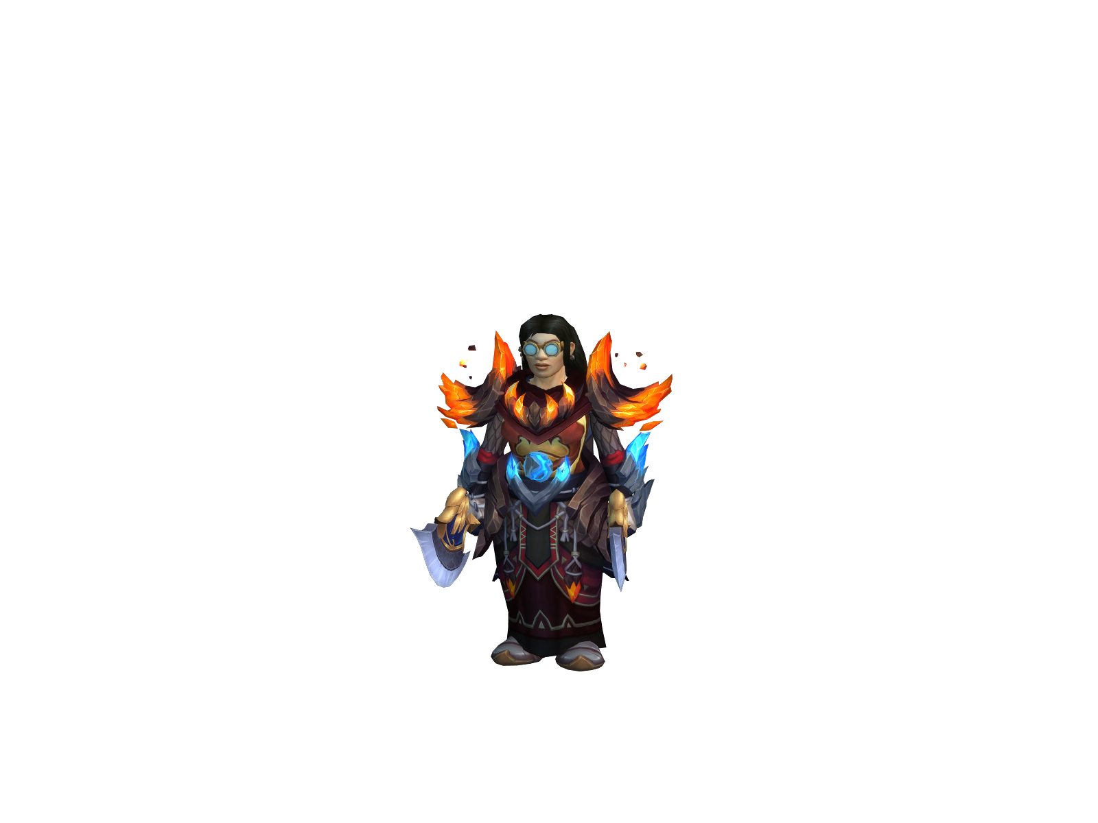 Nevergíveup 3D character render