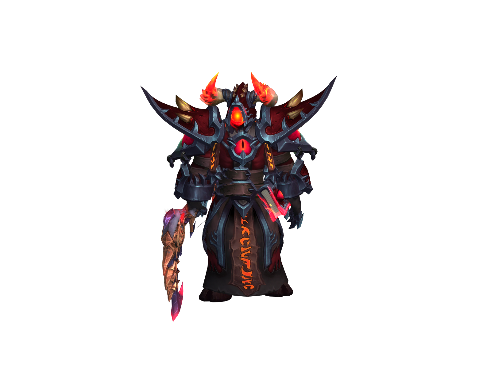 Demonflux 3D character render
