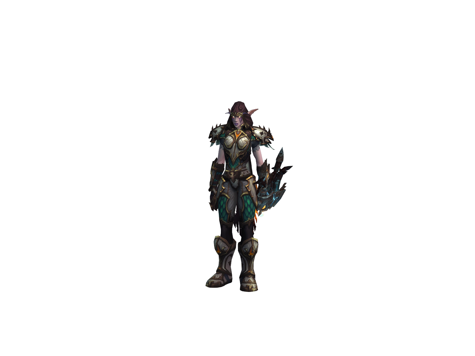 Cymaria 3D character render