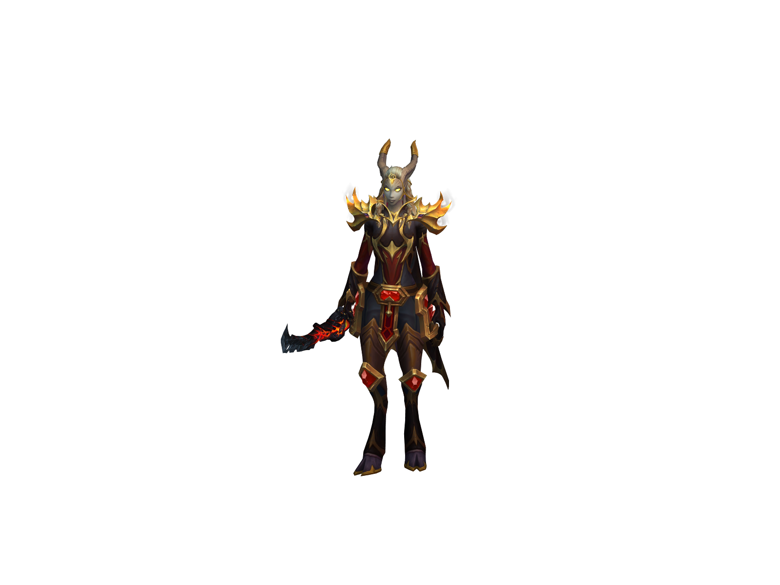Igniscora 3D character render