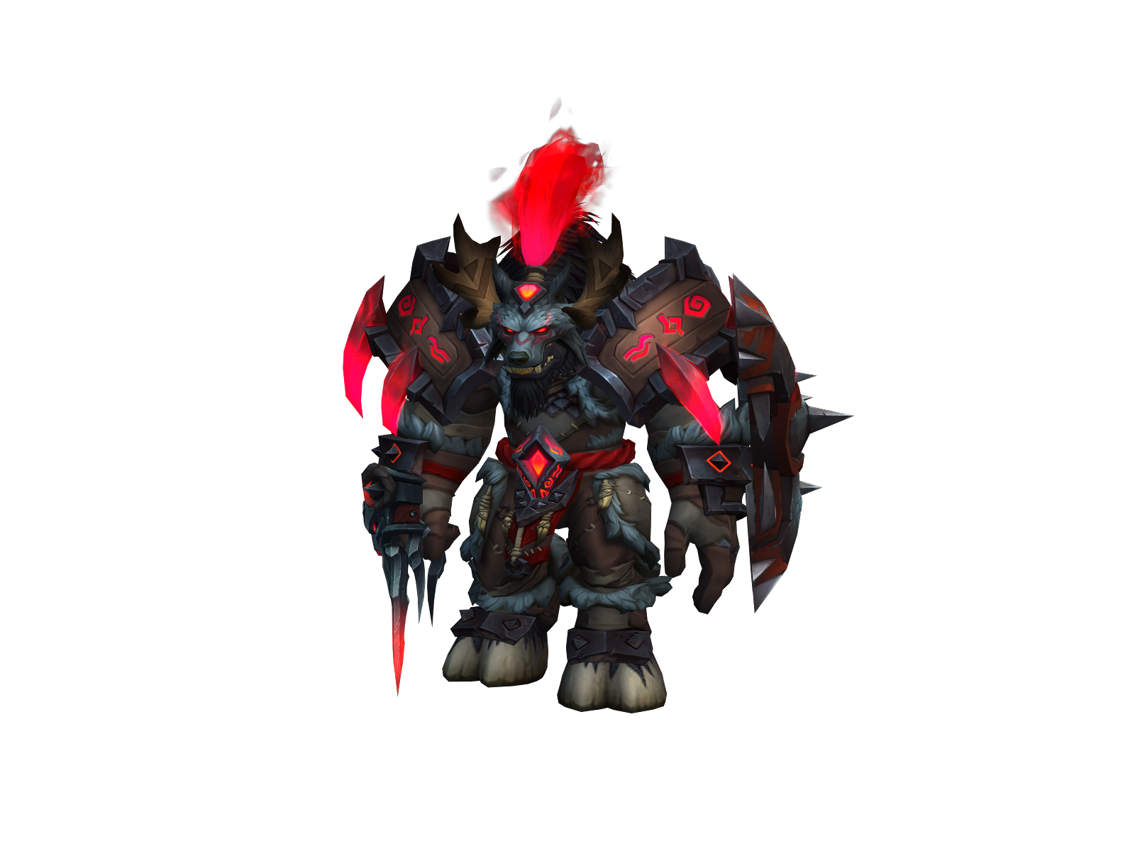 Cowtremor 3D character render