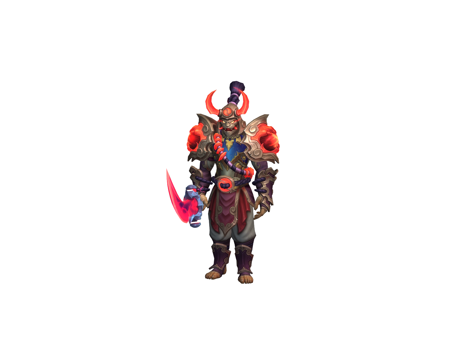 Mansau 3D character render