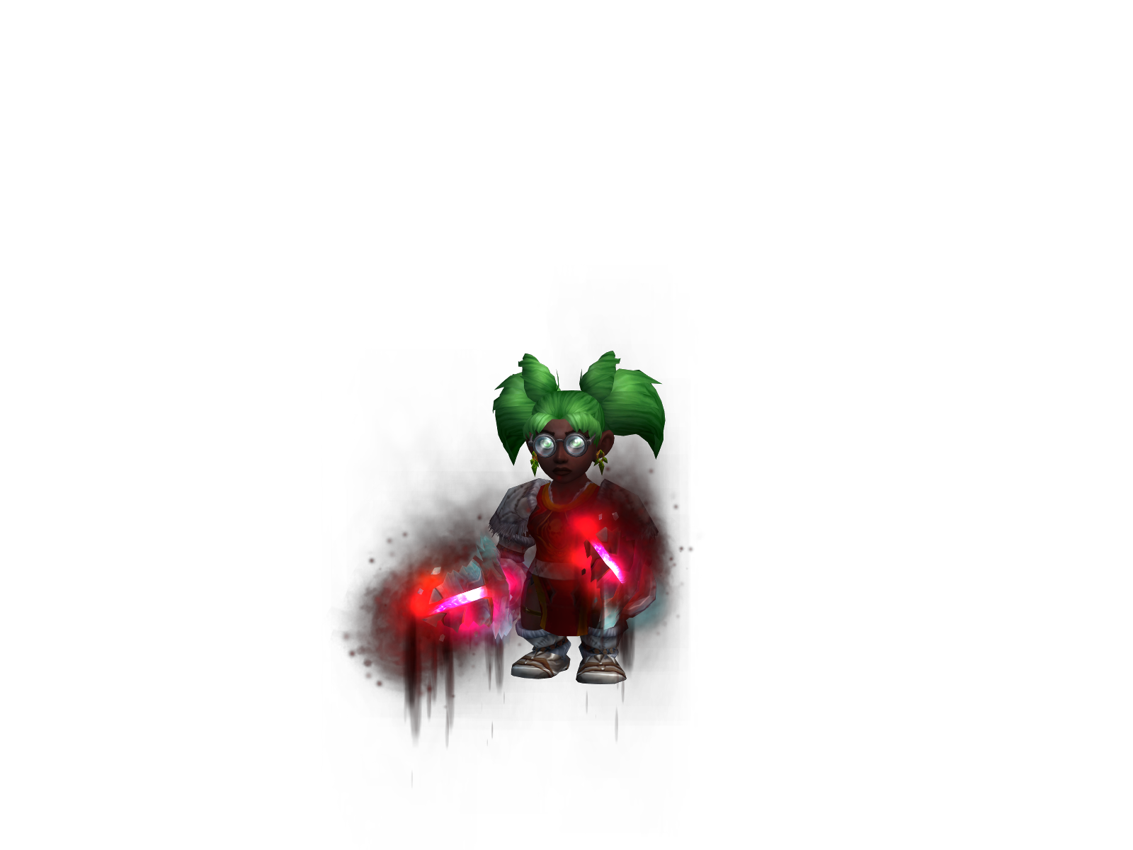 Mélanouille 3D character render