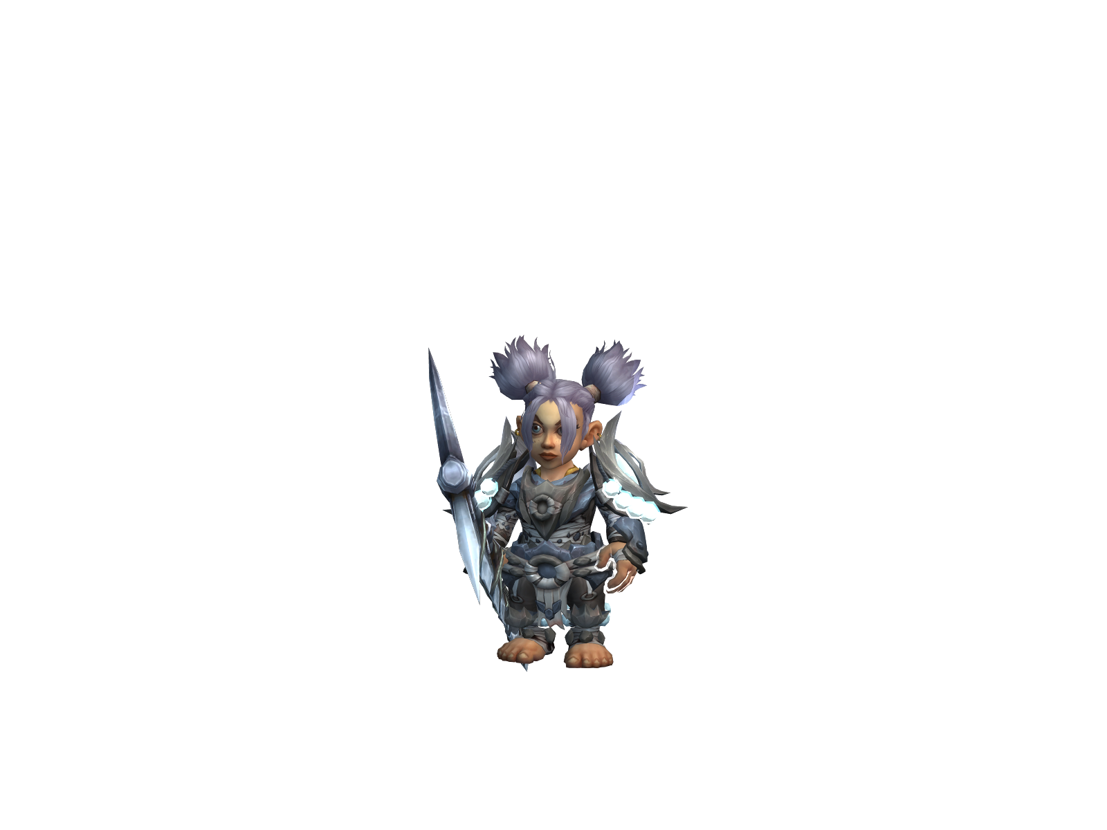 Suya 3D character render