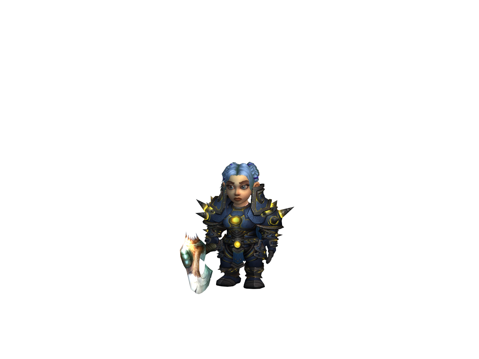 Archaicfury 3D character render