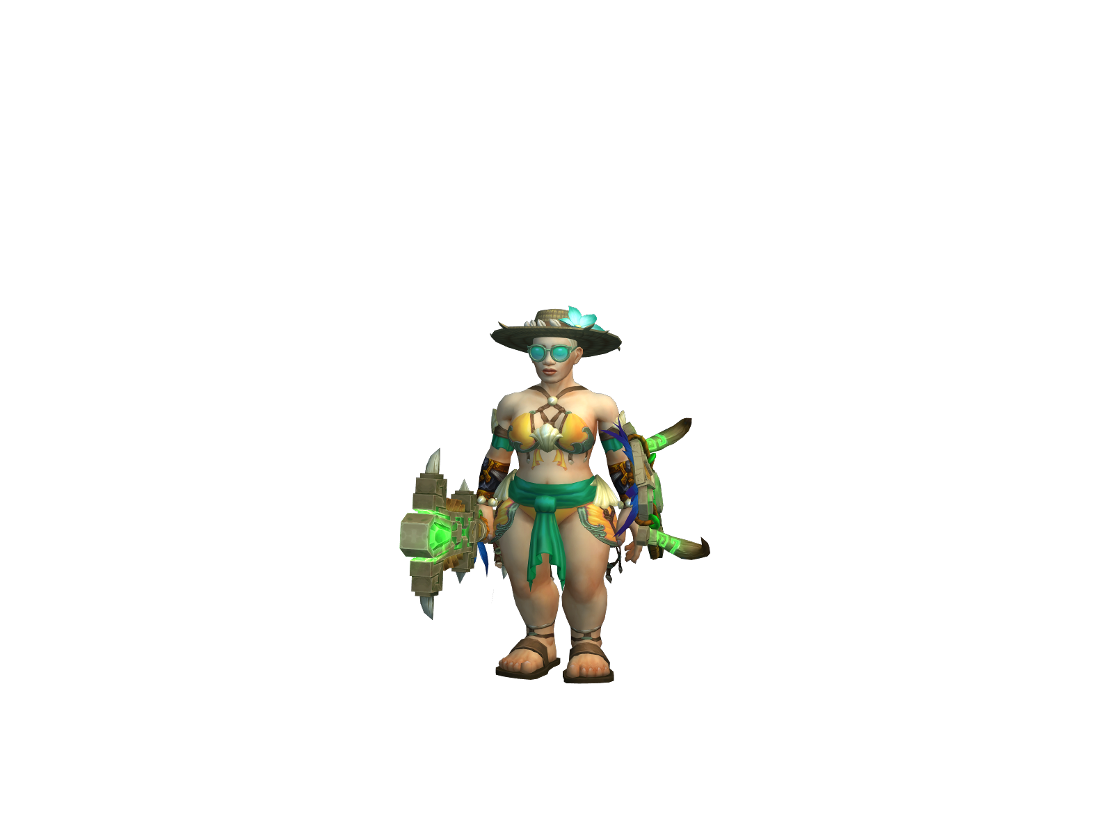 Petershaman 3D character render