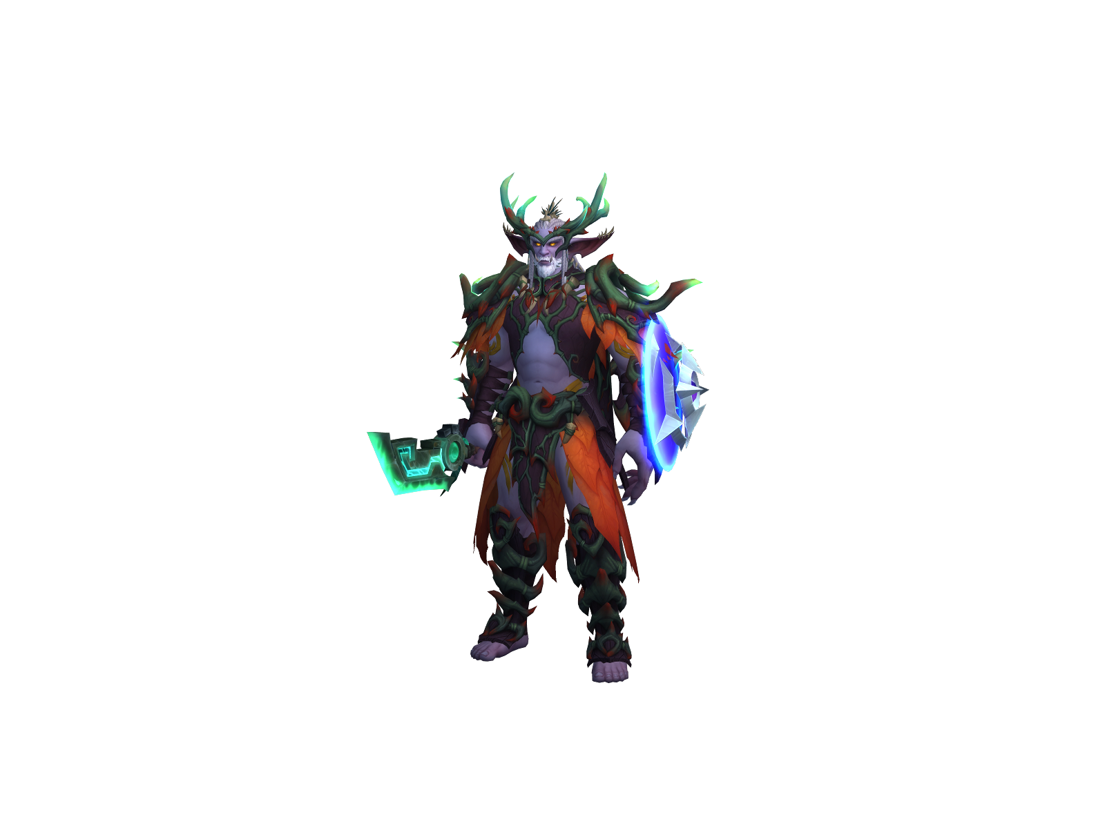 Turokvar 3D character render