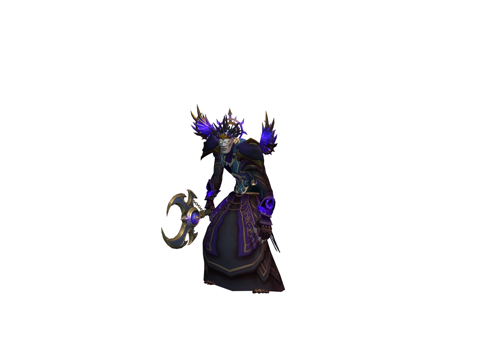 Wraithbender 3D character render