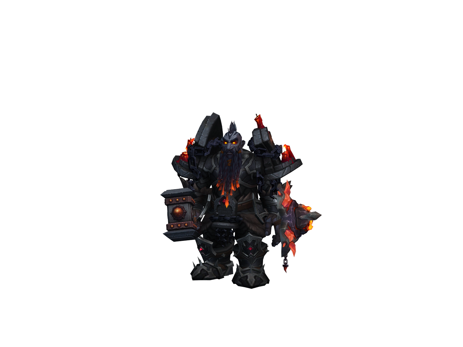 zhræin 3D character render