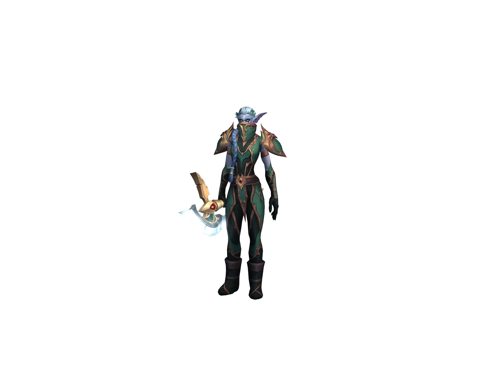 Krutòs 3D character render