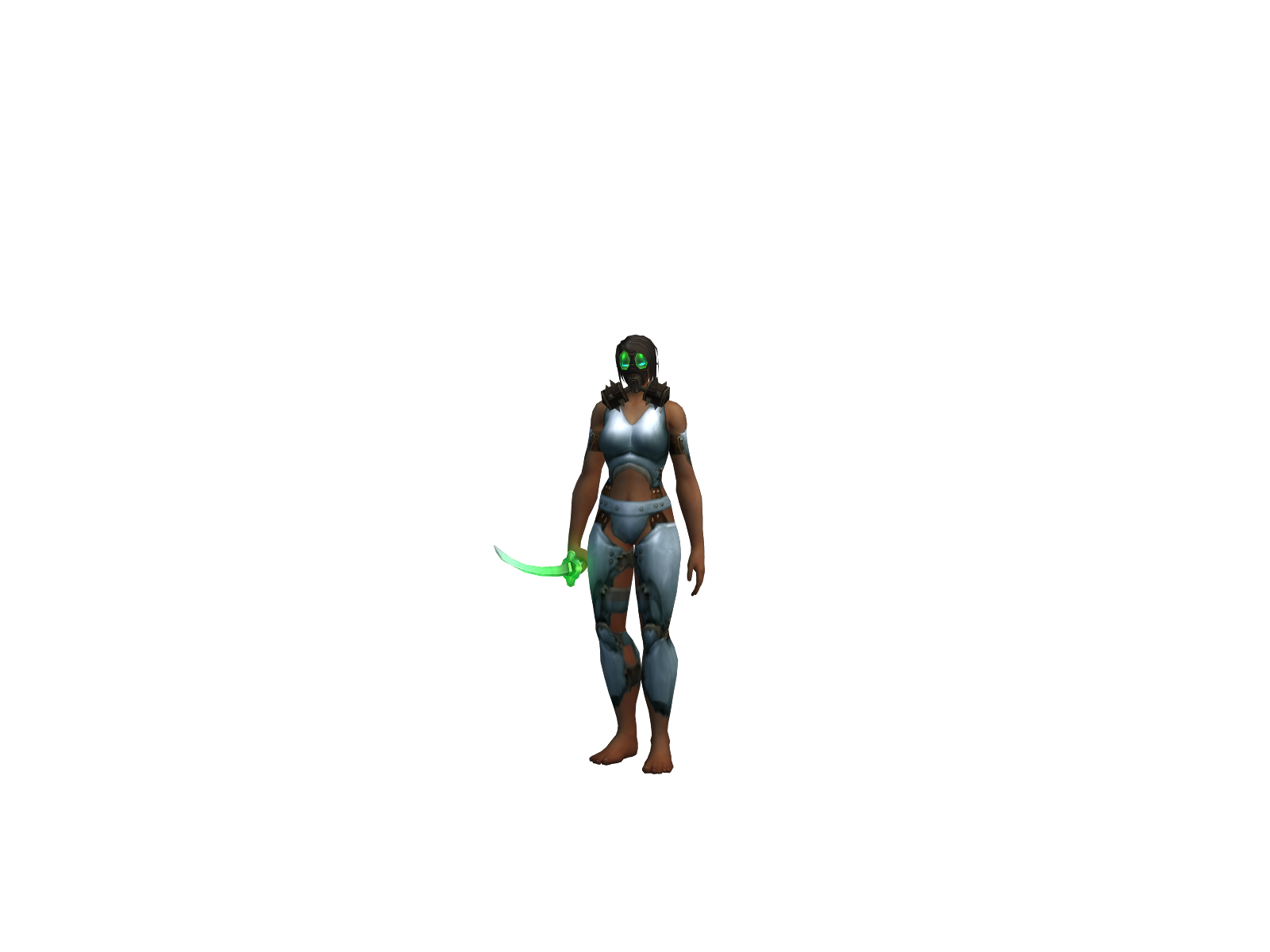 Nurba 3D character render