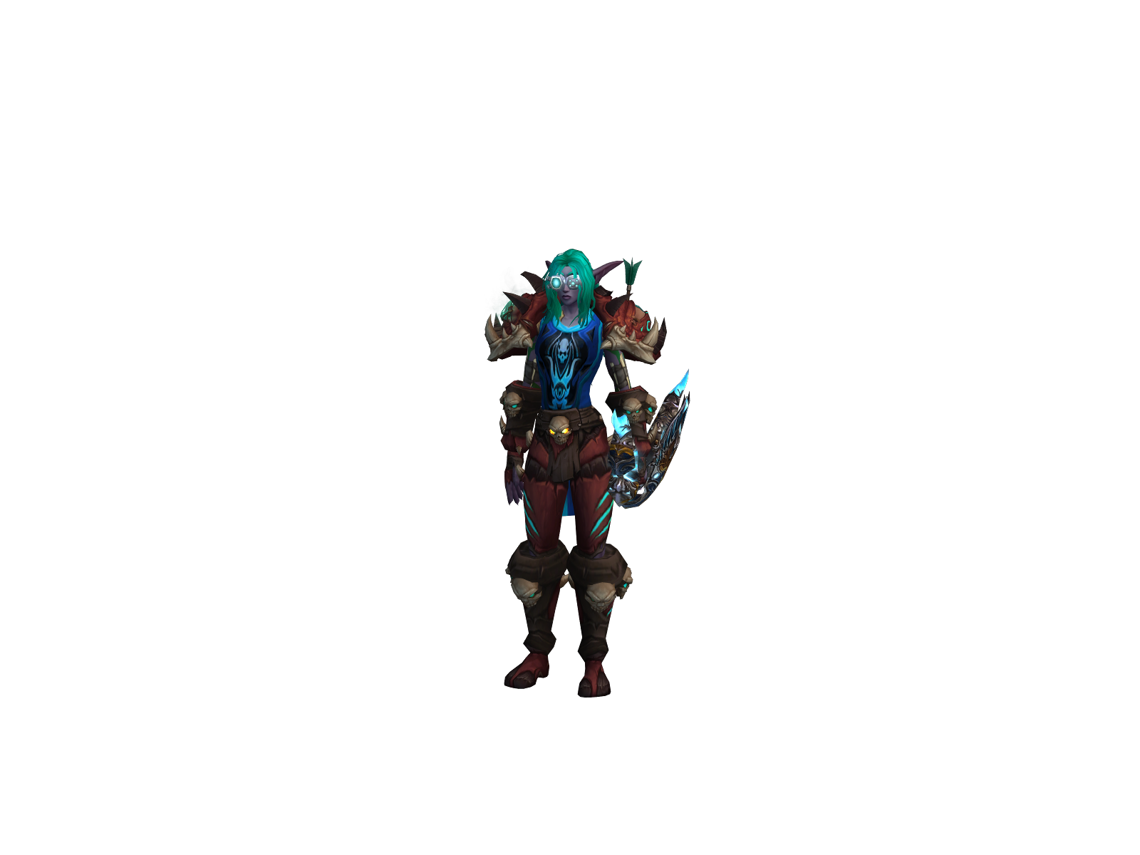 Samba 3D character render