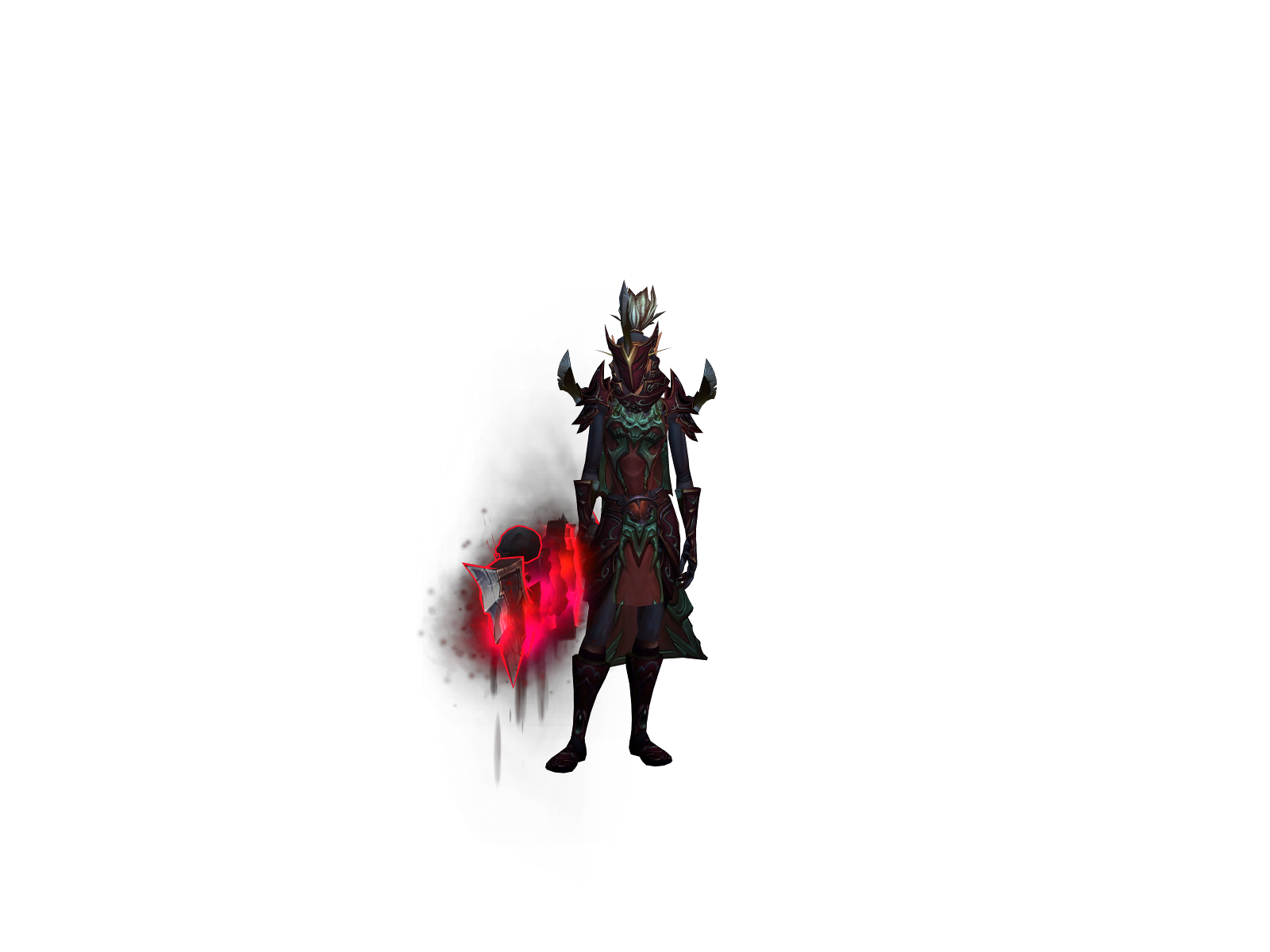 Karibondques 3D character render
