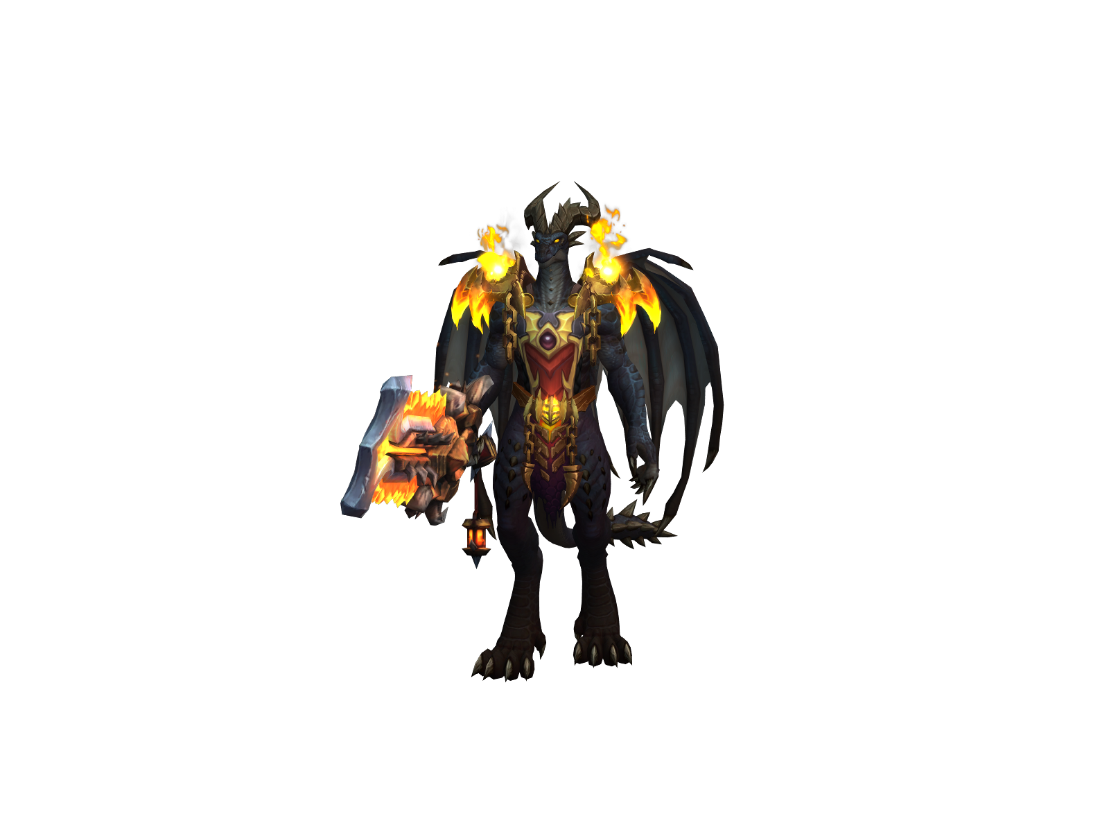 Mjardragon 3D character render