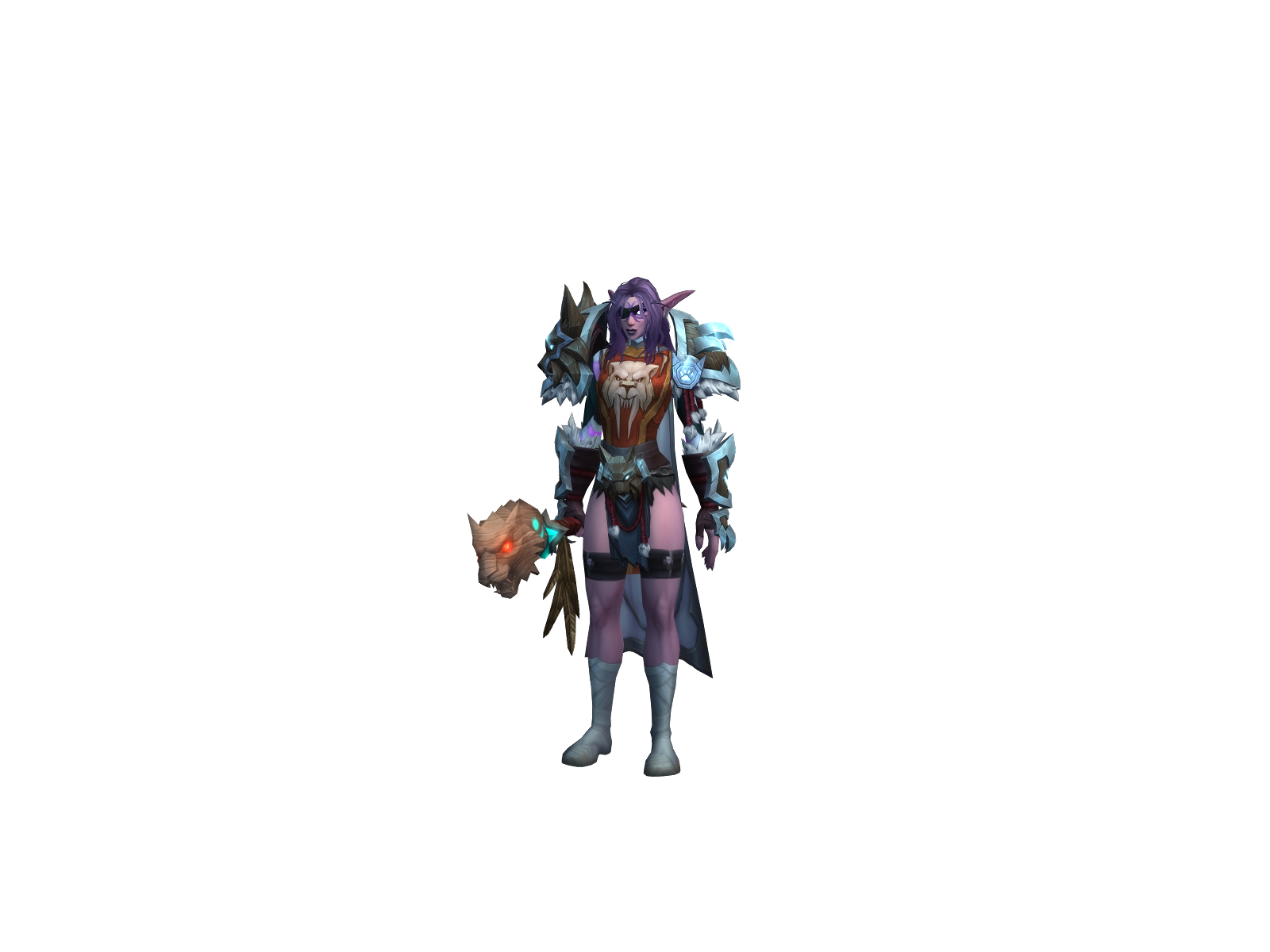 Tithie 3D character render