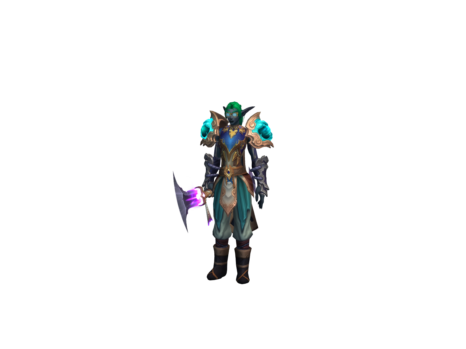 Kungfubjash 3D character render