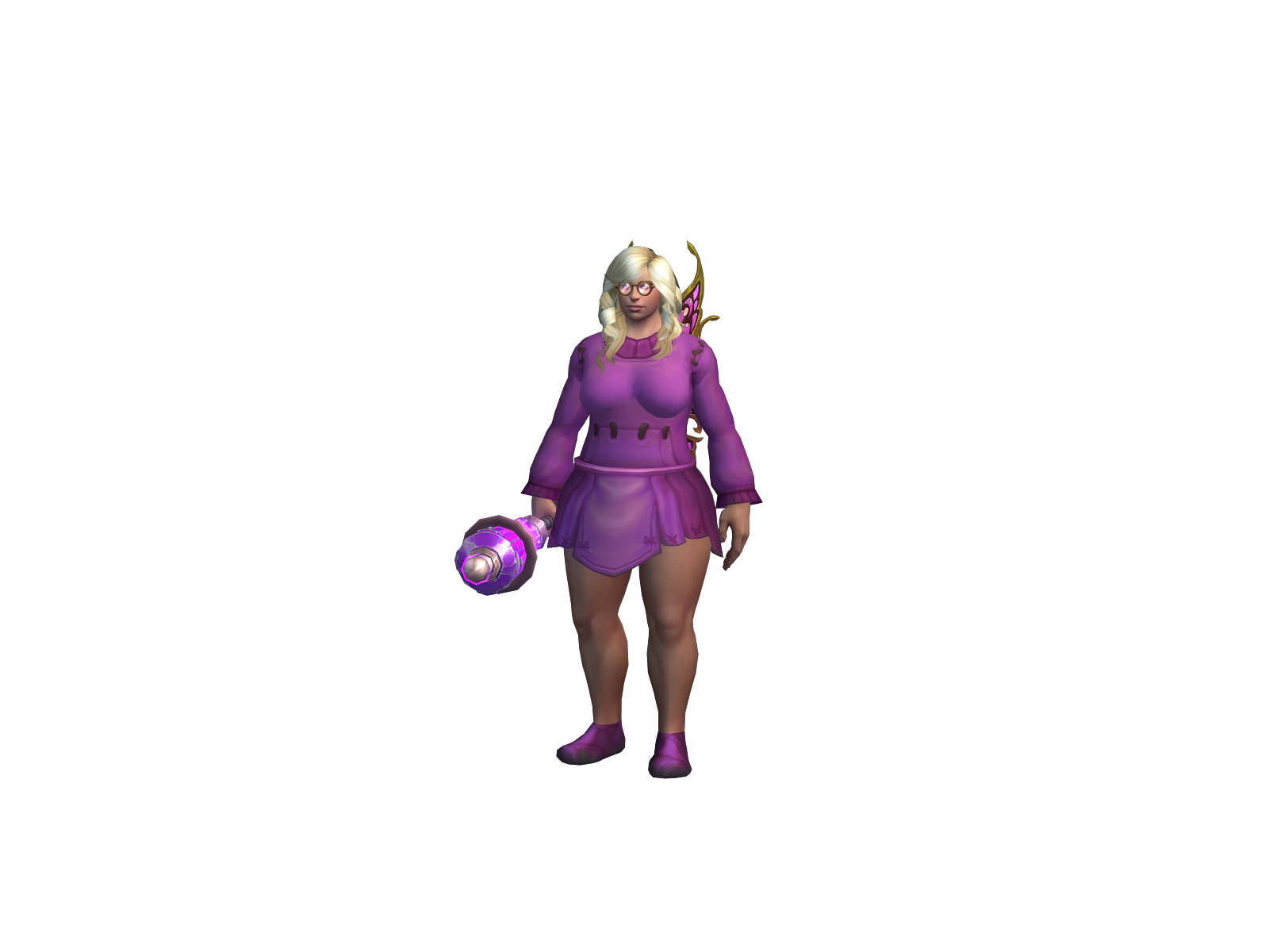 Bluewhale 3D character render