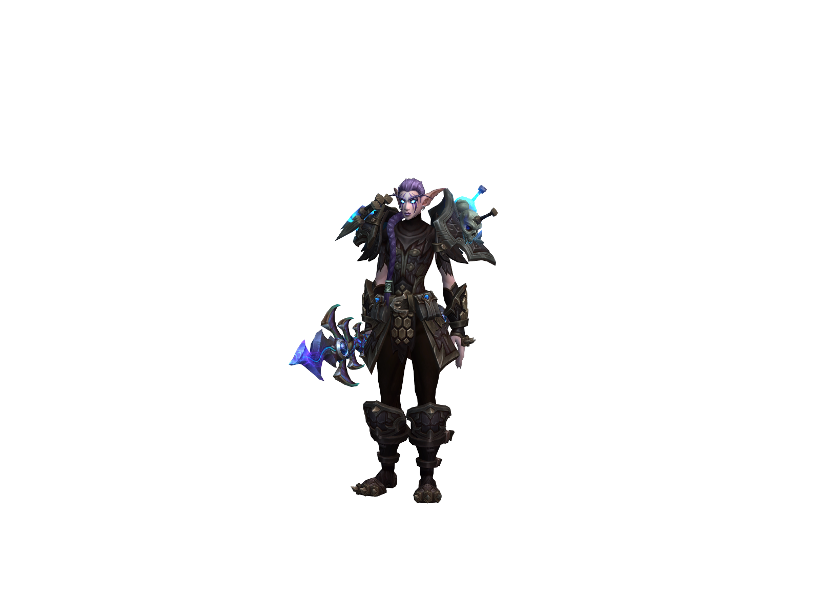 Cymâria 3D character render