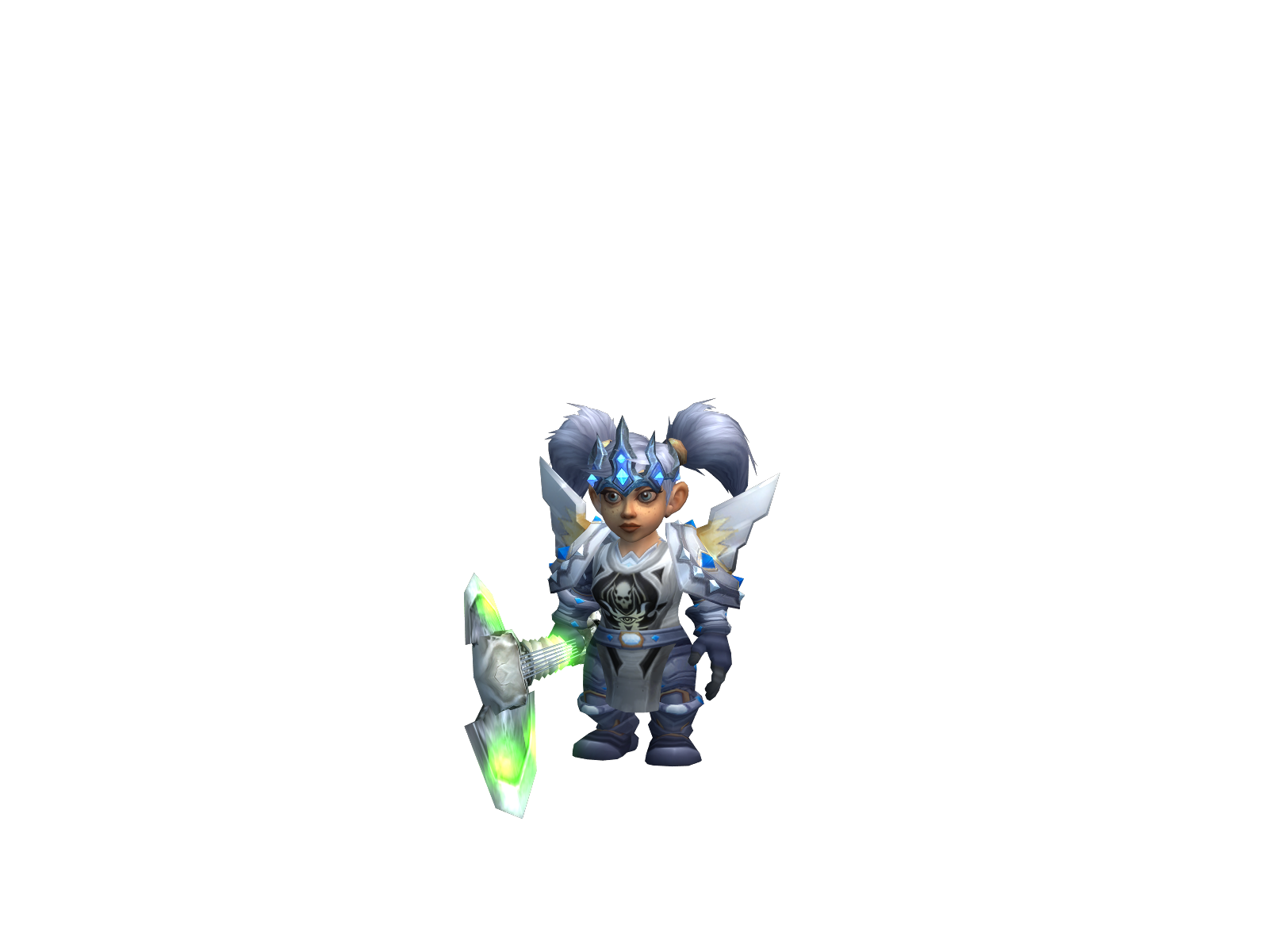 Bigdamnefu 3D character render