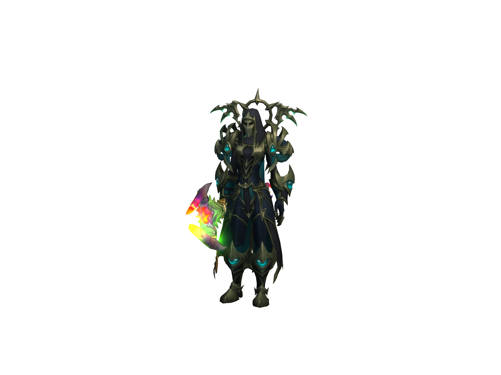 Nyxveill 3D character render