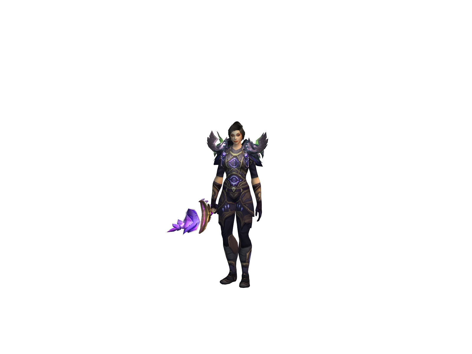 Bruneta 3D character render