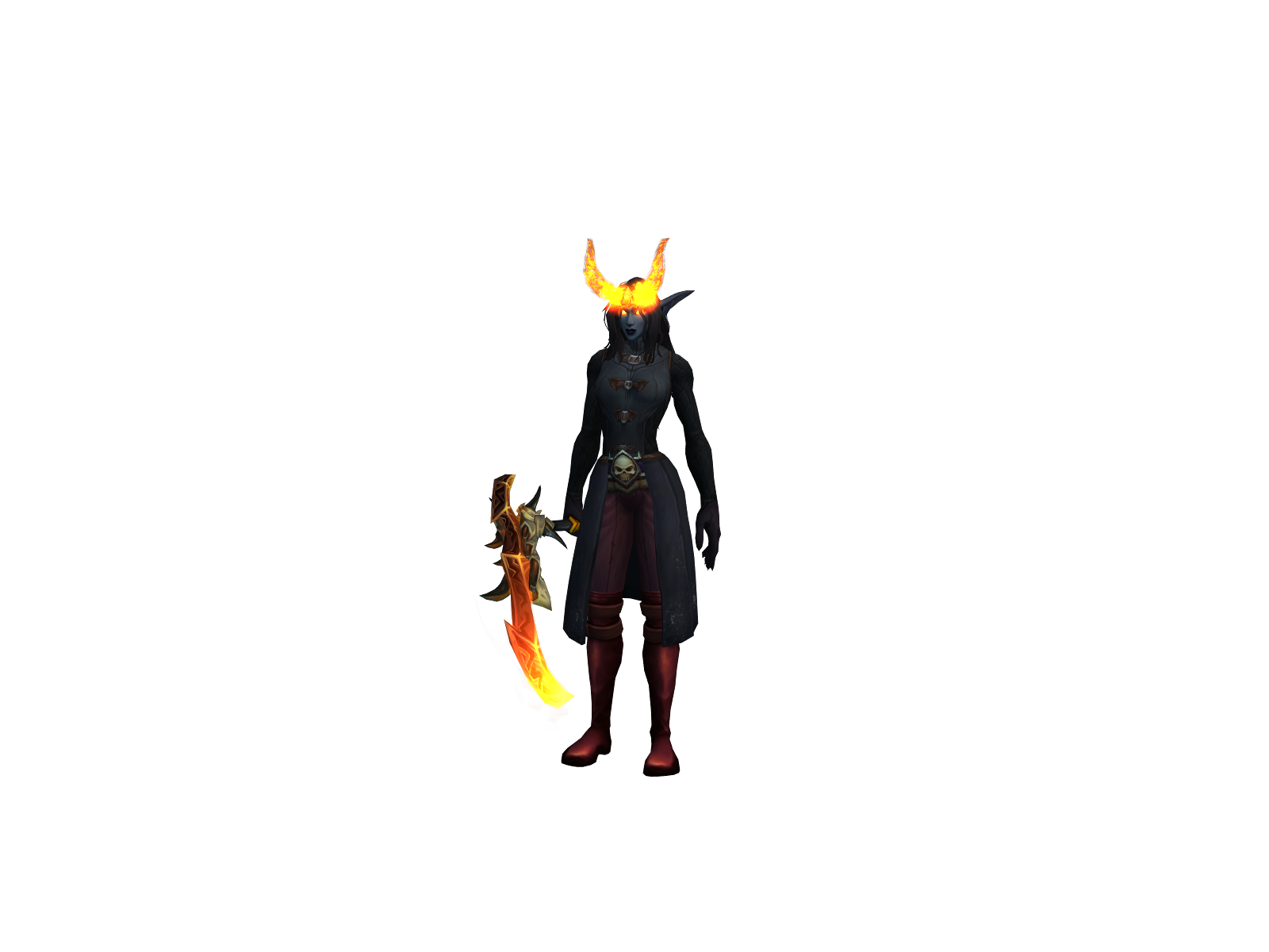 Sinburner 3D character render
