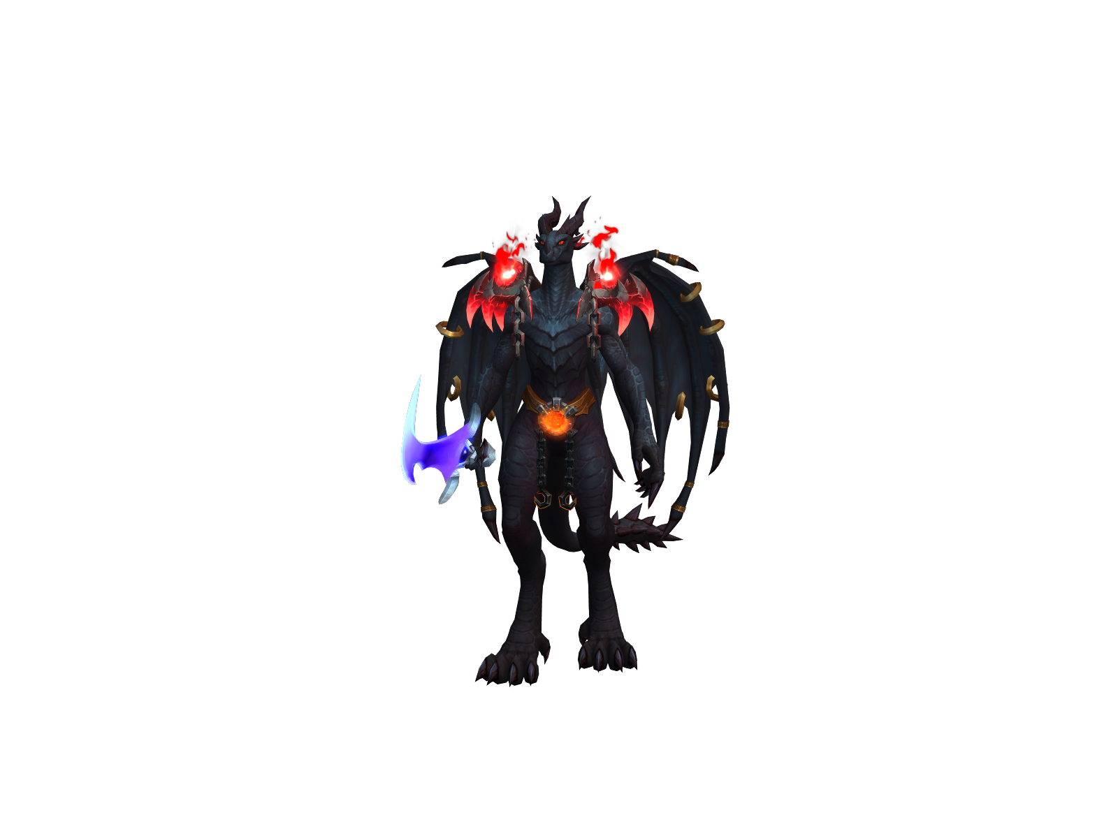 Botomforgold 3D character render