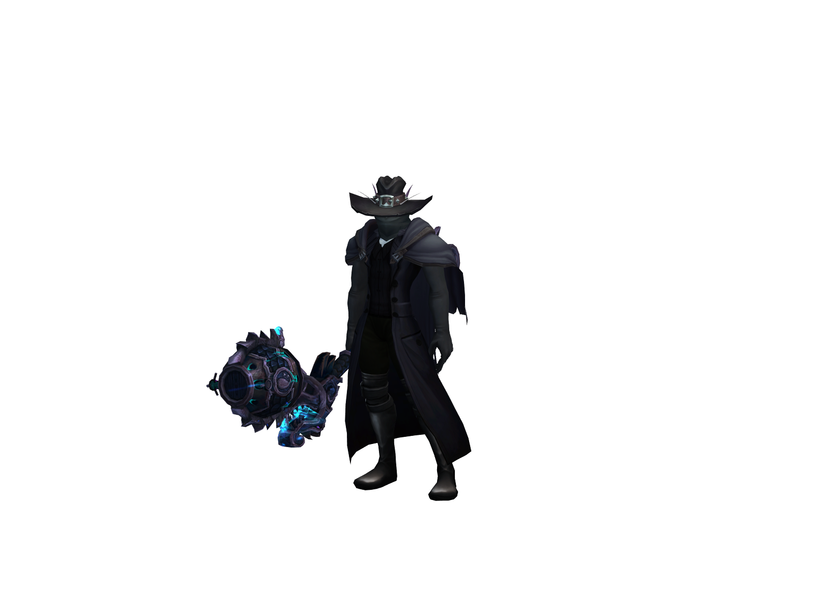 Naginatå 3D character render