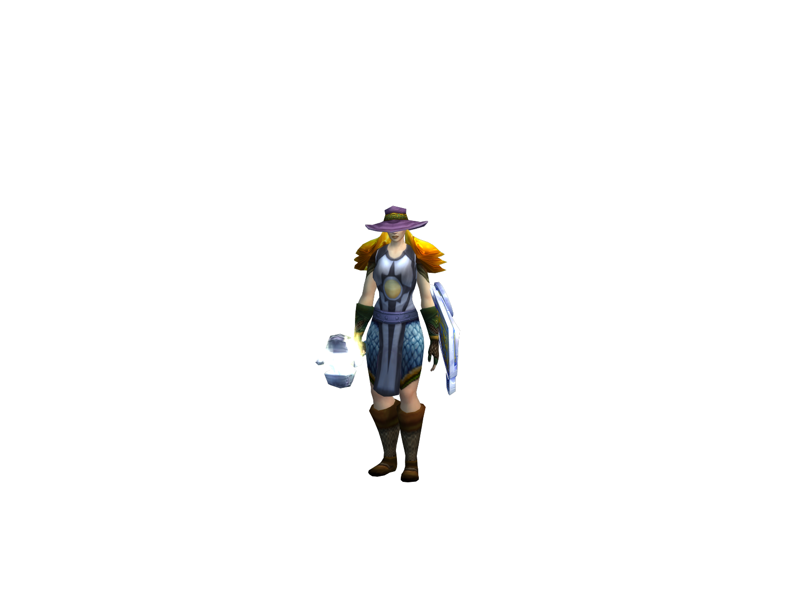 Napr 3D character render
