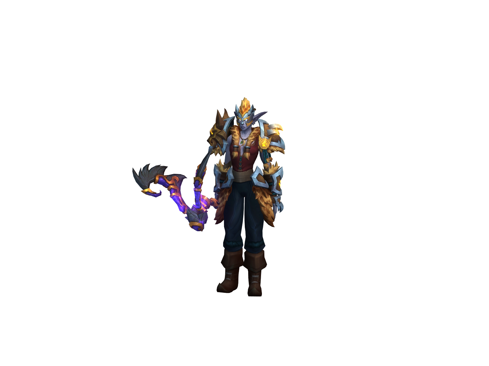 Uyrraei 3D character render