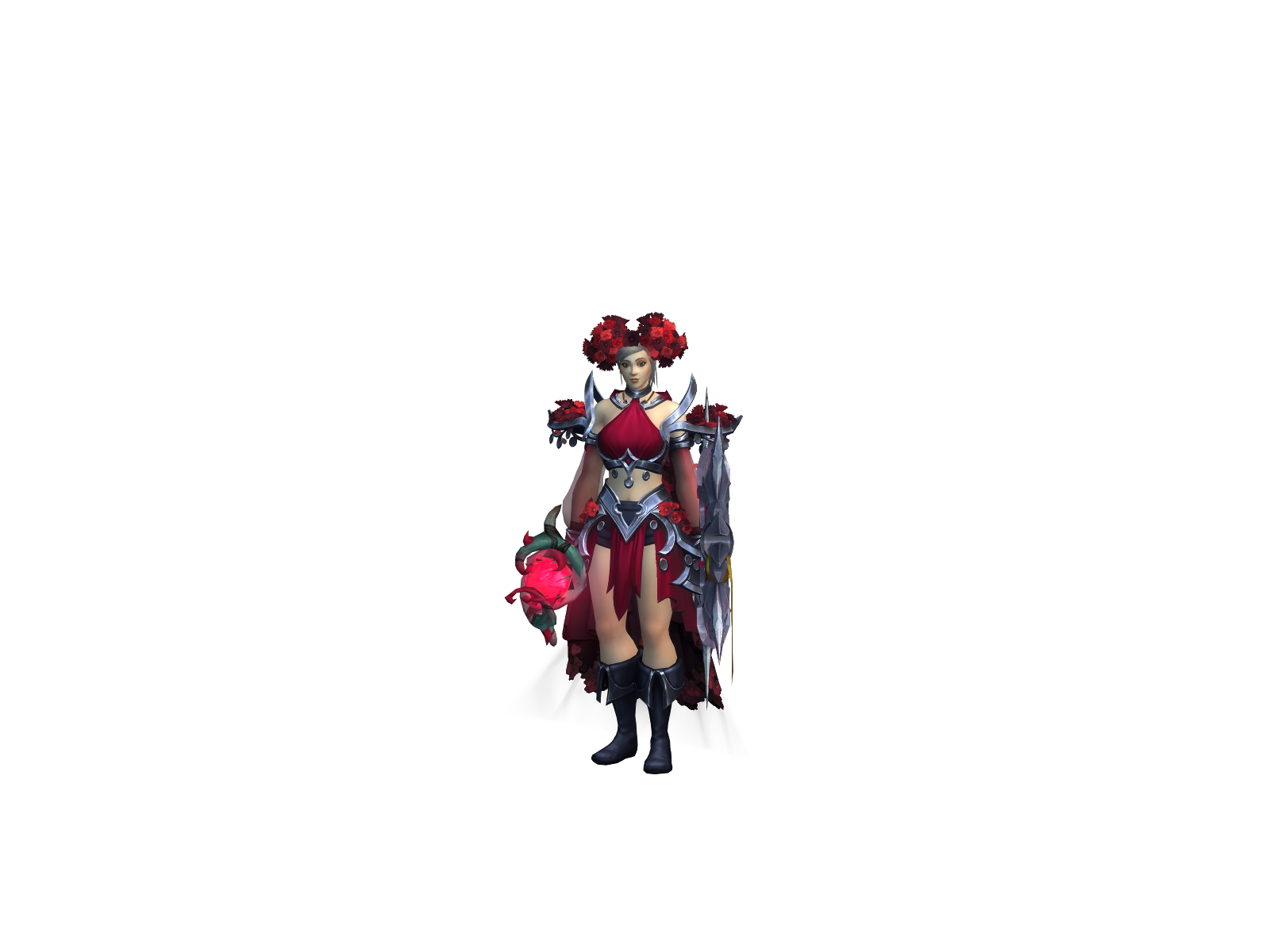 Amberwidow 3D character render