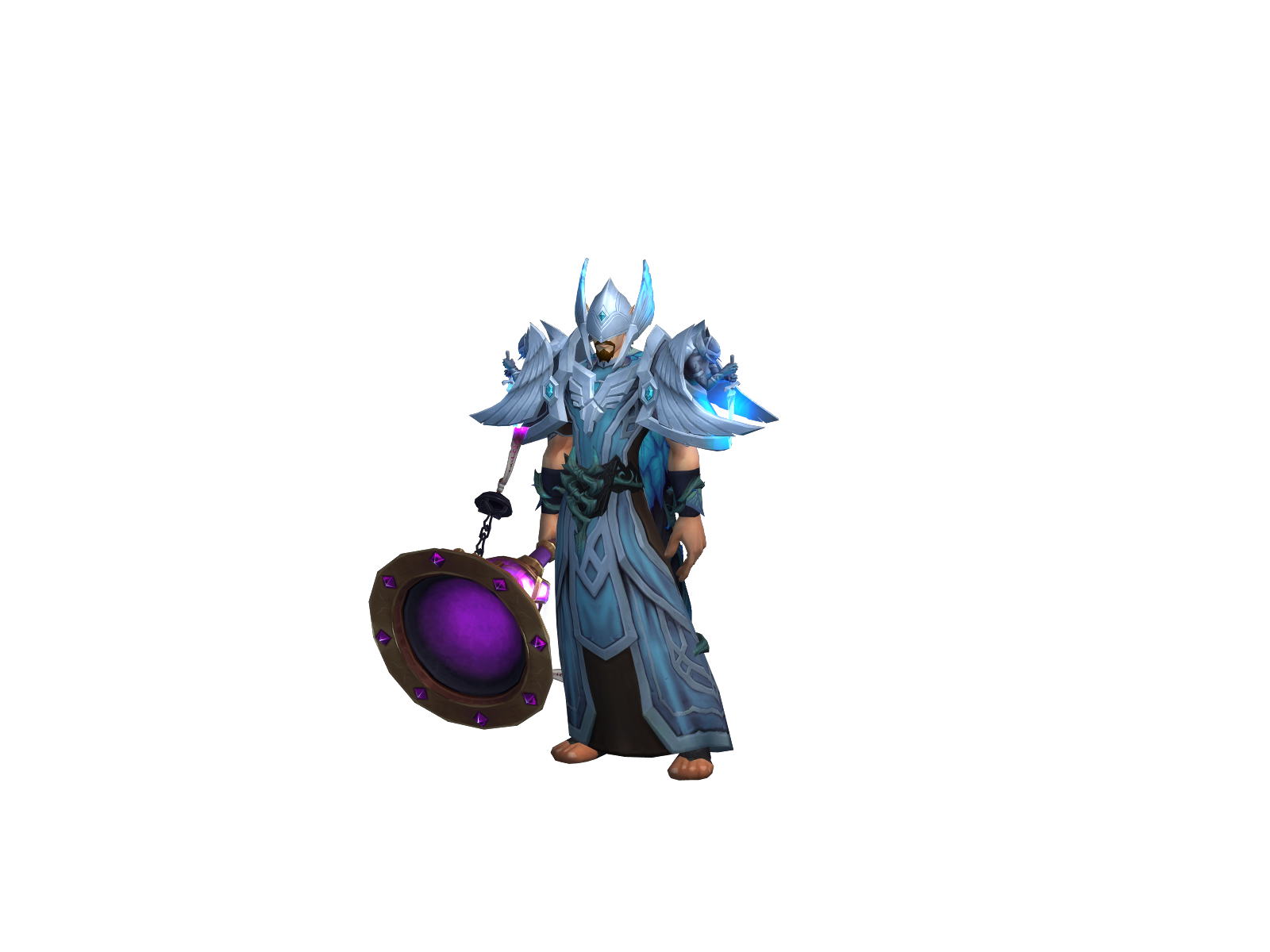 Execratus 3D character render
