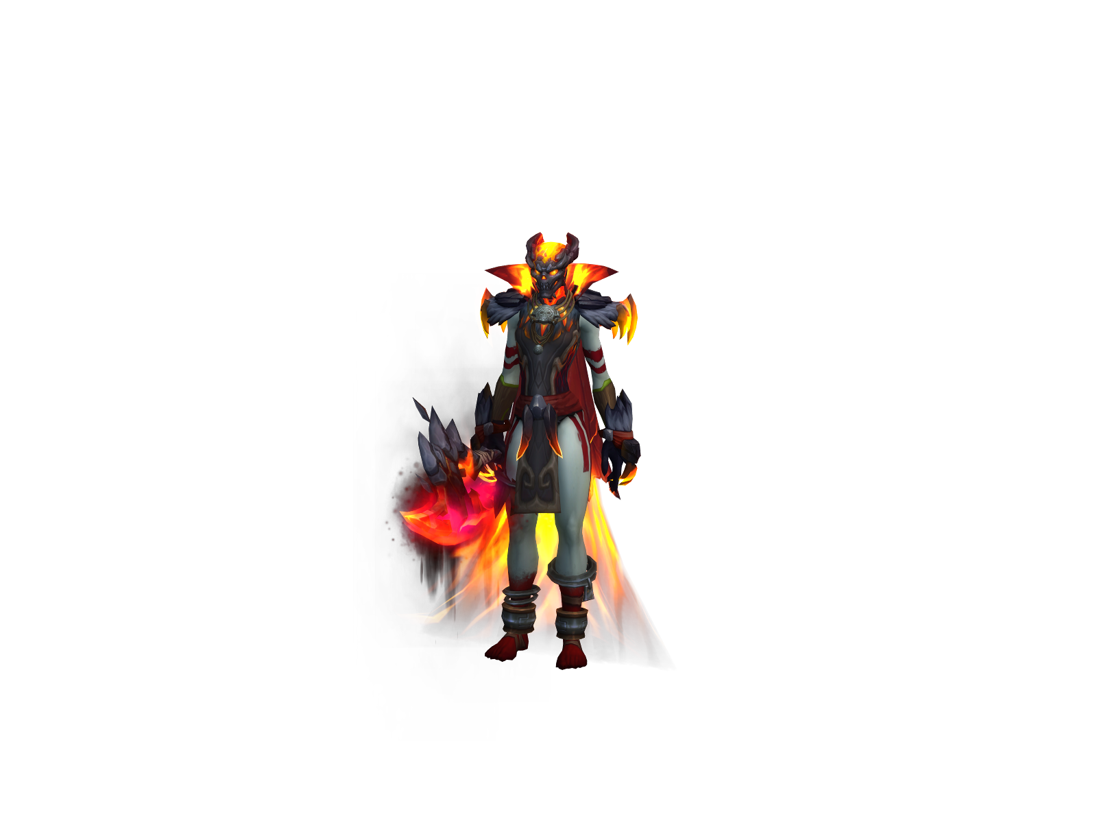 Moukat 3D character render