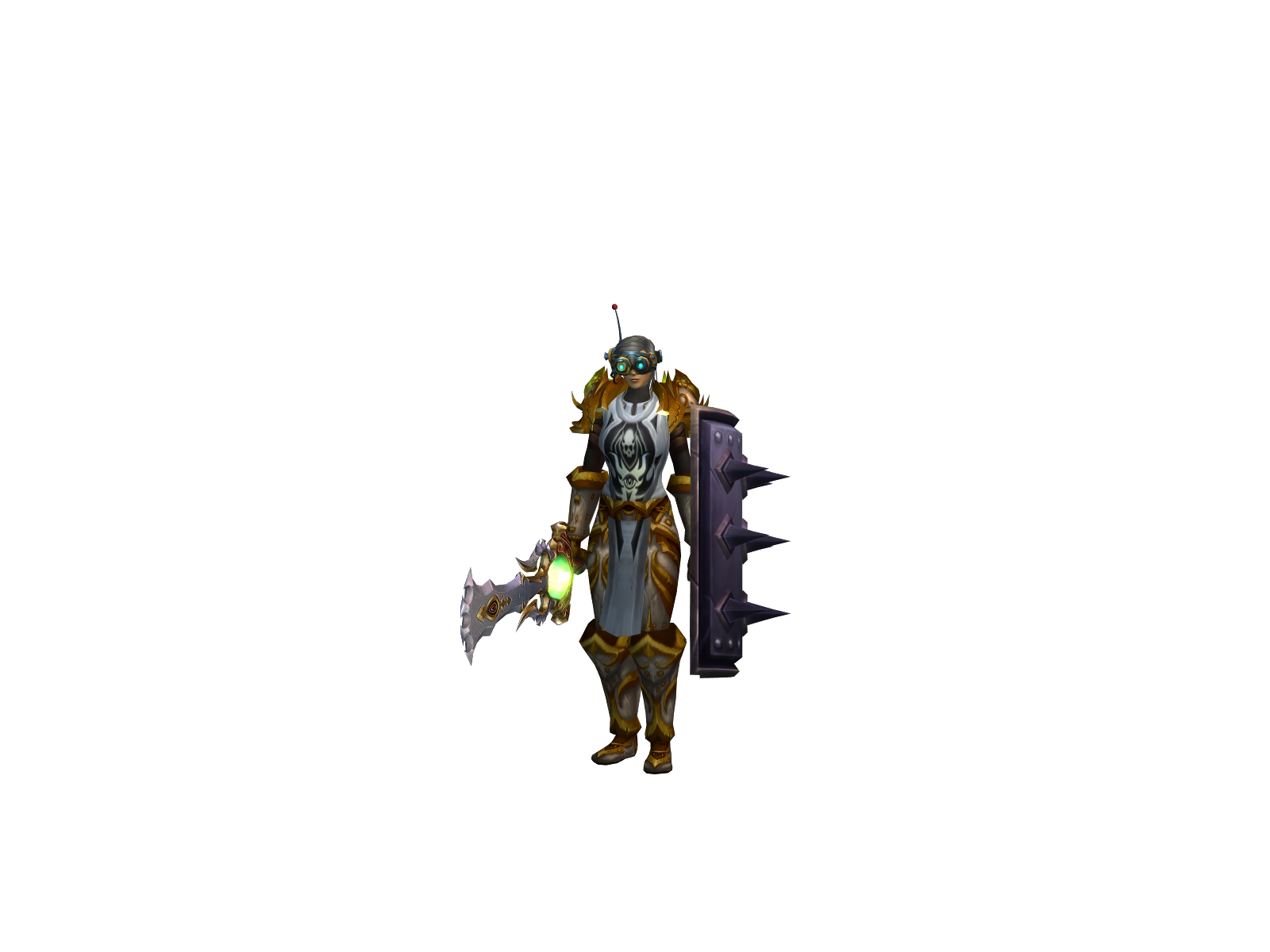 Trepac 3D character render