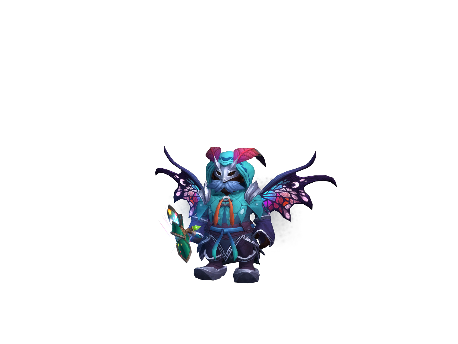 Pampidap 3D character render