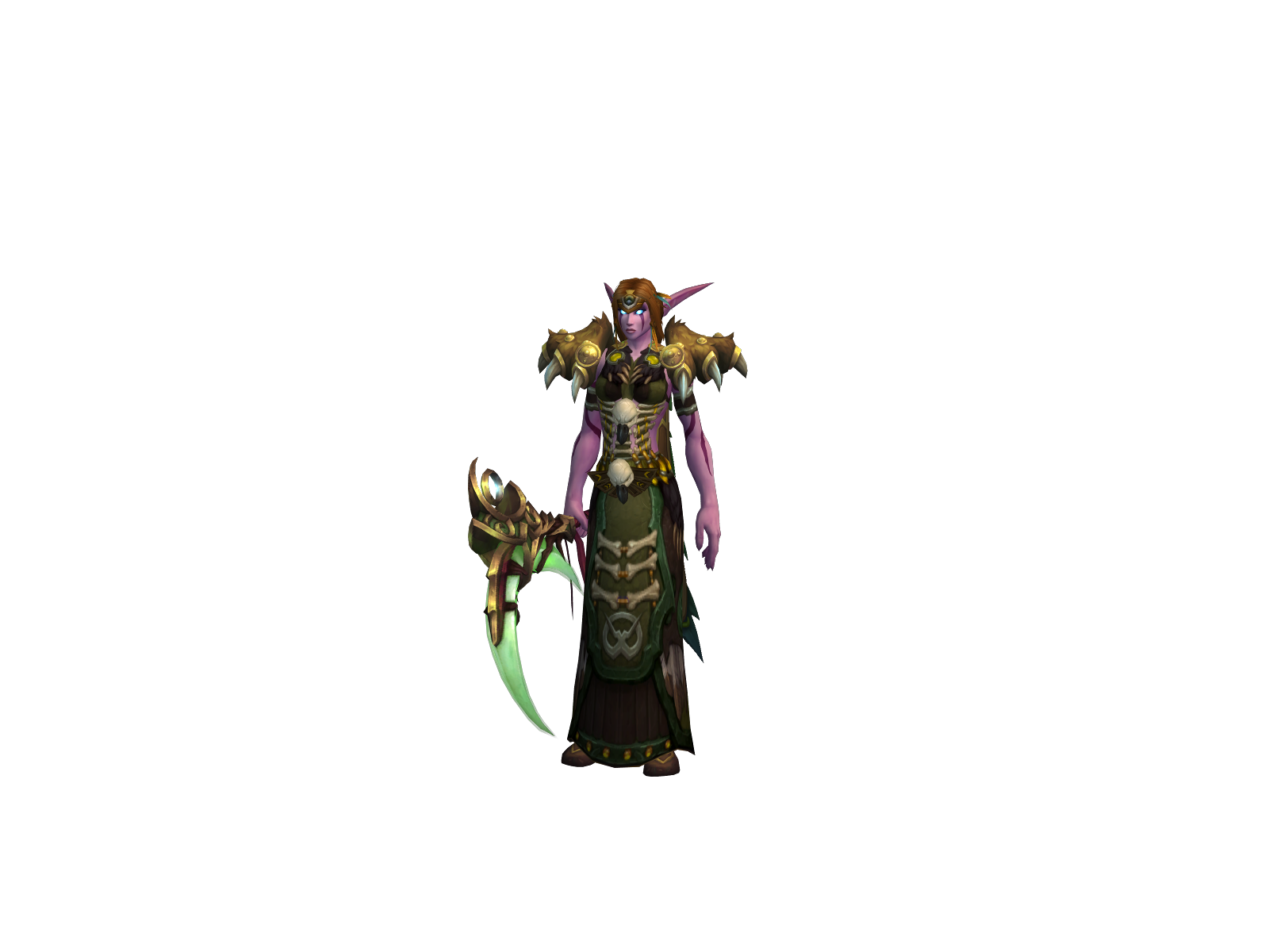 Roseluna 3D character render