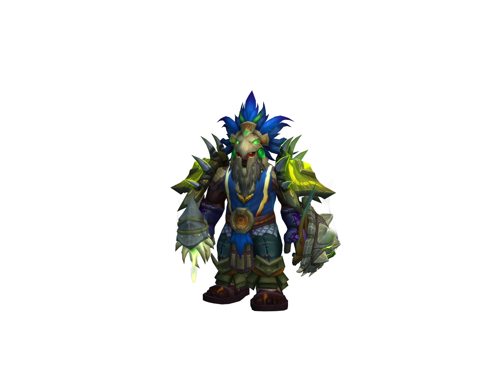 Shamandurèk 3D character render