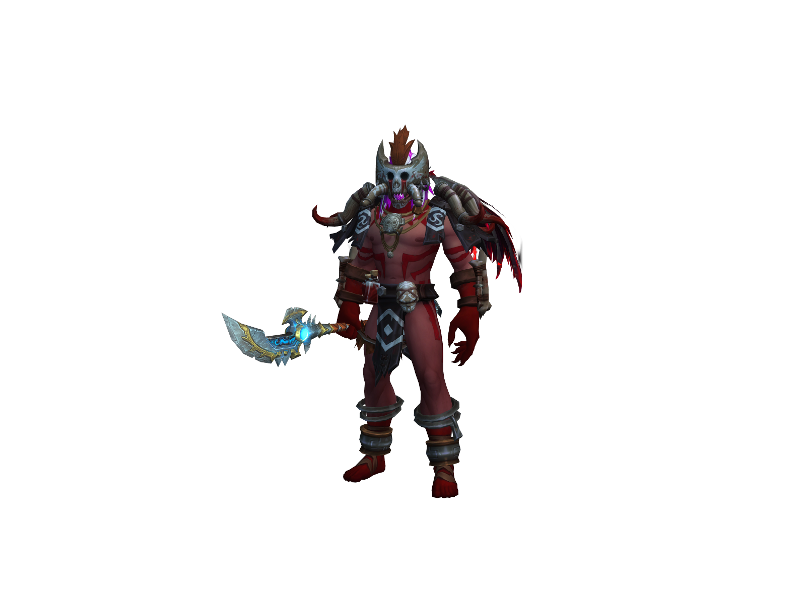 Wandering 3D character render