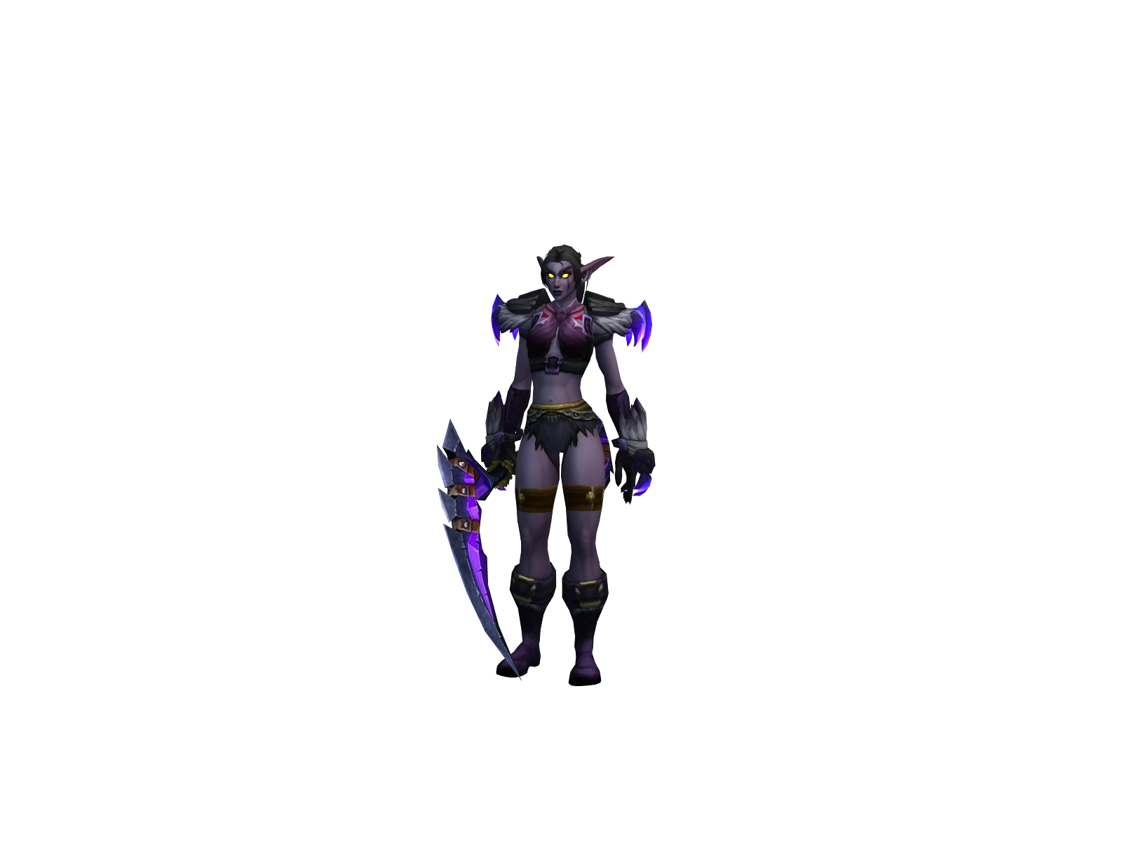 Ahusaka 3D character render