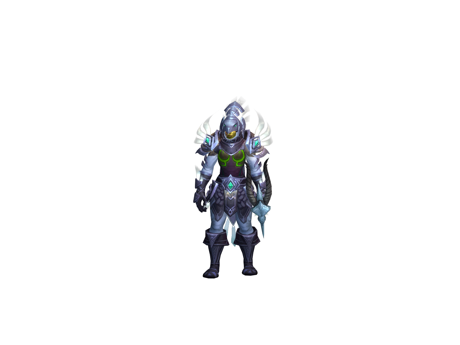 Nacksvíng 3D character render