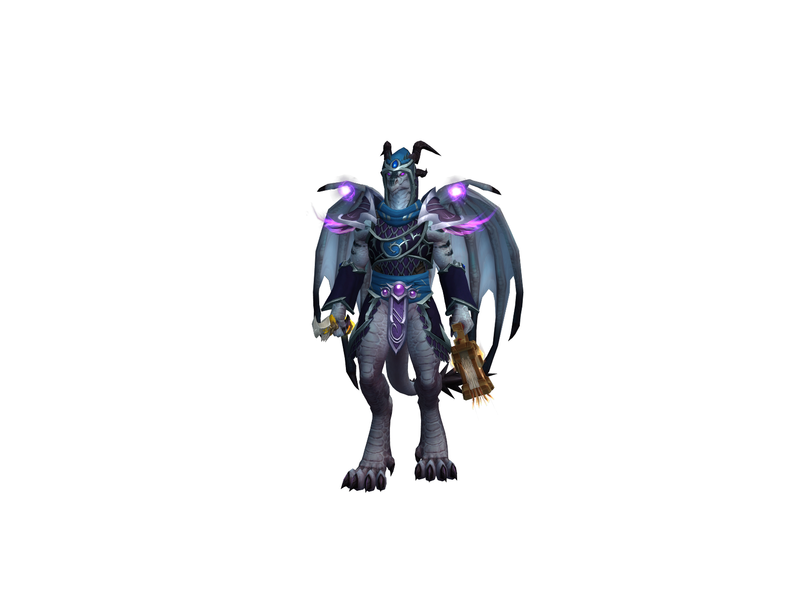 Dracthenis 3D character render