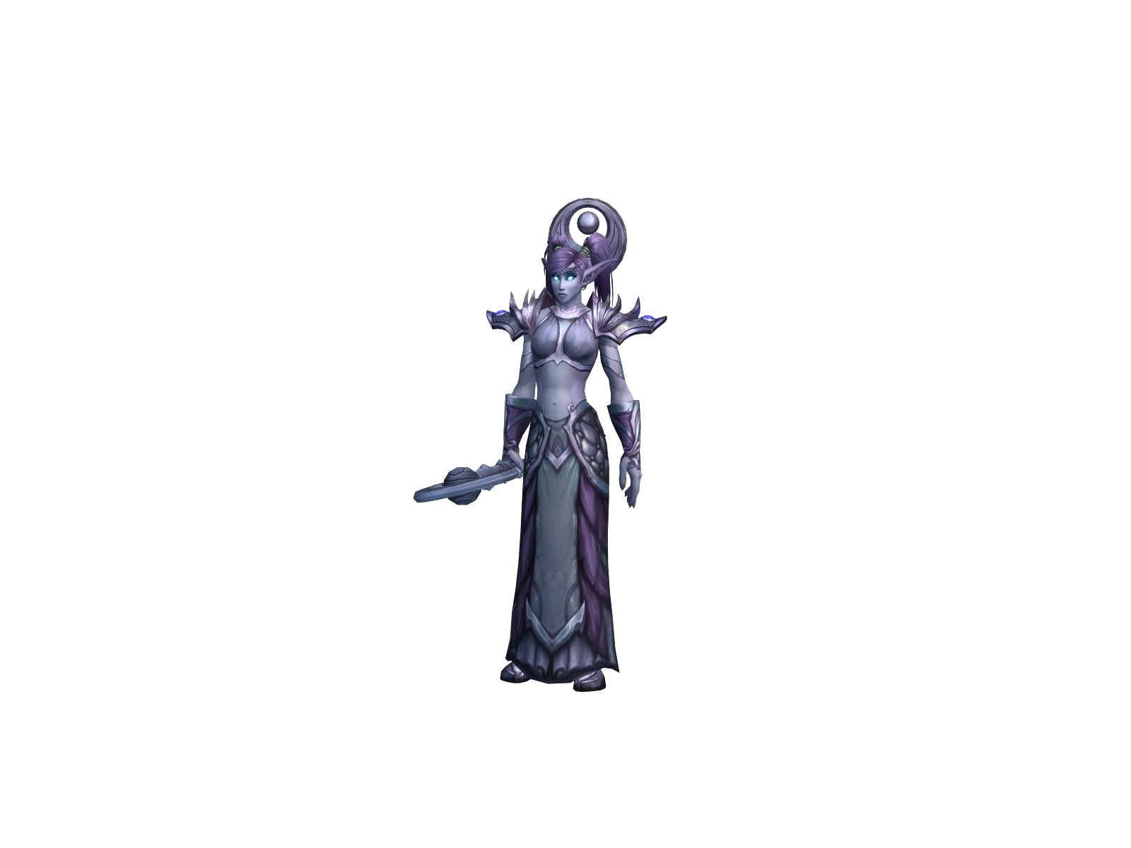 Tzúú 3D character render